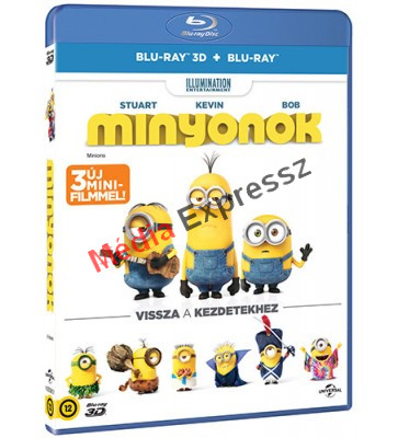 Minyonok Blu-ray 3D +Blu-ray 