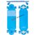 Volten Clear series Ice blue longboard
