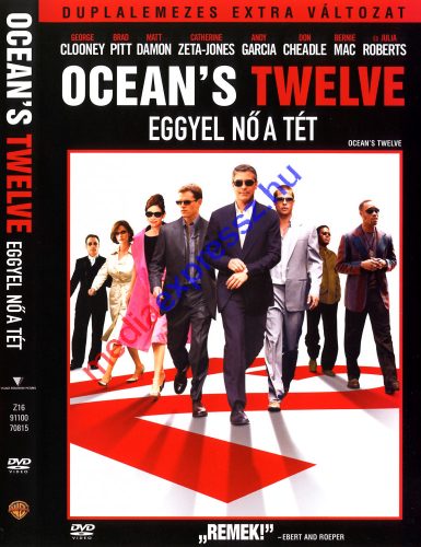 Ocean's twelve - Eggyel nő a tét DVD 