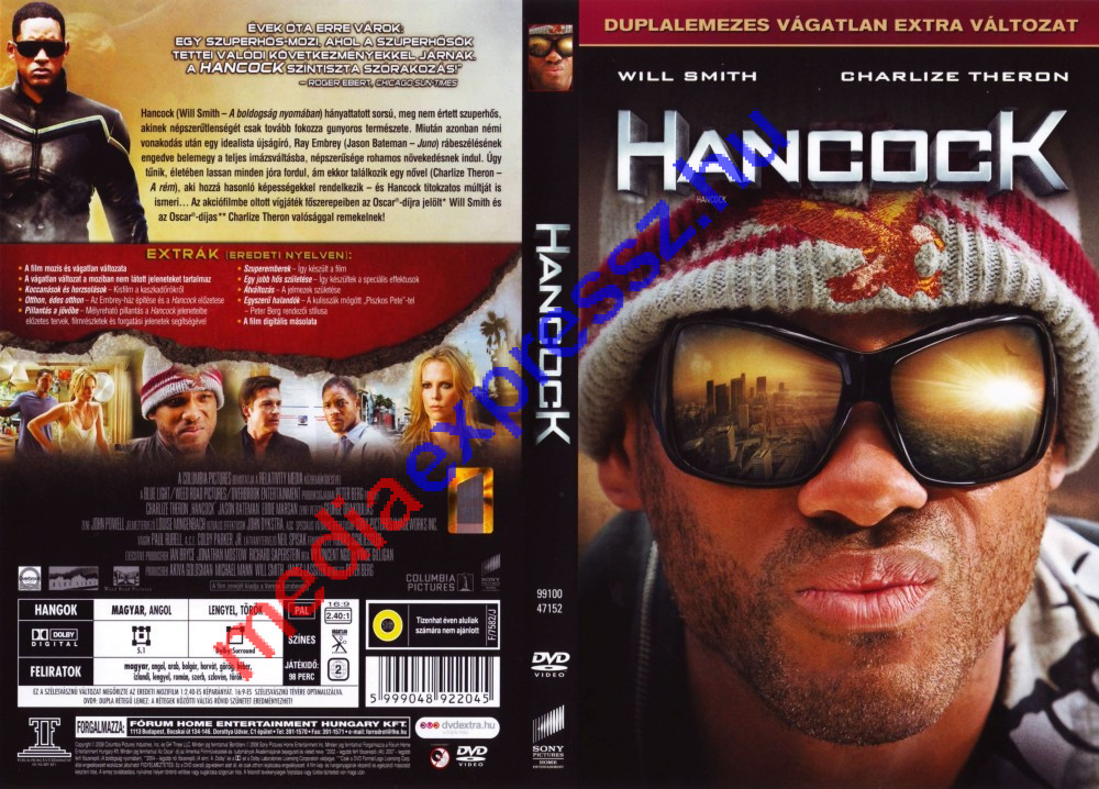 Hancock DVD - Duplalemezes vágatlan extra változat (díszdobozos)
